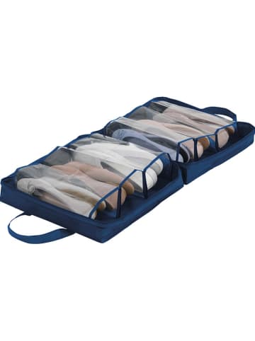 Wenko Schuhtasche "Business" in Blau - (B)36,5 x (H)14,5 x (T)36,5 cm