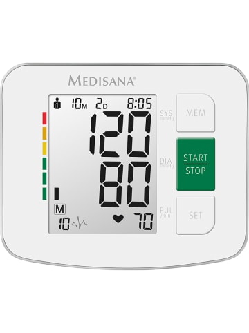 Medisana Oberarm-Blutdruckmessgerät "BU 512" in Weiß
