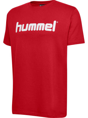 Hummel Koszulka "Logo" w kolorze czerwonym
