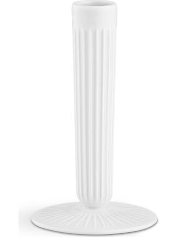 Kähler Świecznik "Hammershøi" w kolorze białym - wys. 16 cm