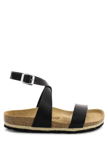 Sunbay LEDER-Sandalen "Dorado" in Schwarz