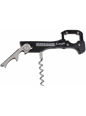 Fackelmann Kellnerkorkenzieher in Schwarz - (L)13 cm