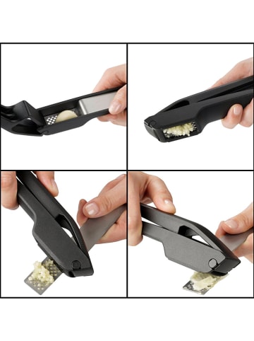 Fackelmann Wyciskarka w kolorze antracytowym do czosnku - dł. 18,5 cm