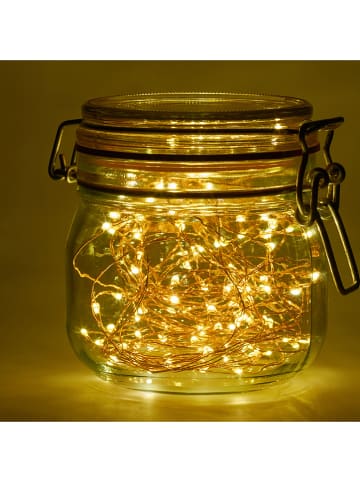 lumisky LED-Solar-Lichtergirlande "Skinny" in Warmweiß - (L)1190 cm