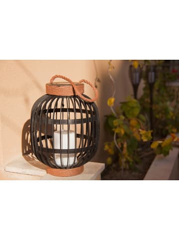 lumisky Ledsolarlamp "Fidjy" zwart - (H)32 x Ø 34 cm