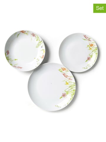 Trendy Kitchen by EXCÉLSA 18-częściowy zestaw talerzy w kolorze białym