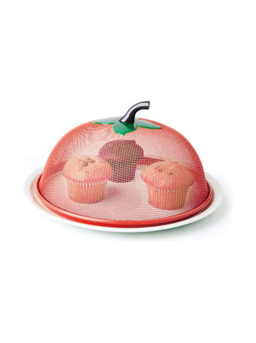 Trendy Kitchen by EXCÉLSA Kosz "Apple" w kolorze czerwonym na owoce - Ø 26,5 cm