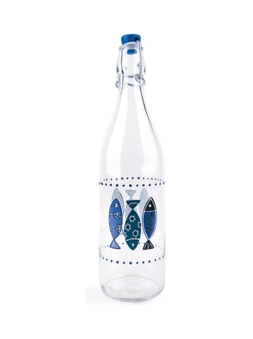 Trendy Kitchen by EXCÉLSA Bügelflasche "Excelsa" in Blau - 1 l