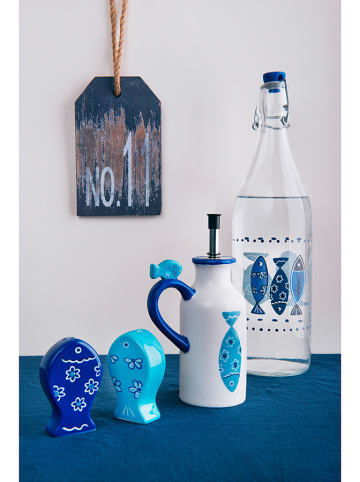 Trendy Kitchen by EXCÉLSA Beugelfles "Ocean" blauw - 1 l