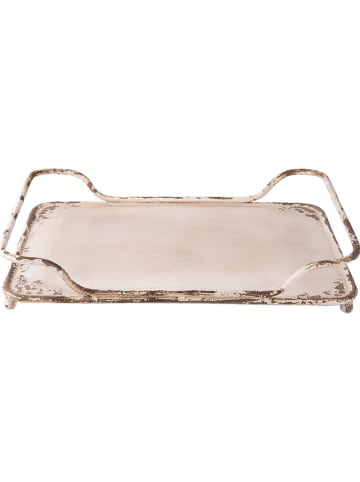 Clayre & Eef Taca w kolorze białym - 44 x 8 x 32 cm