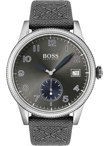 Hugo Boss Zegarek kwarcowy "Legacy" w kolorze srebrno-szarym