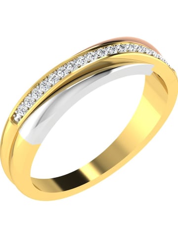 Diamant Vendôme Złoty pieścionek z diamentem