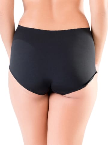 Valea Pełne figi high waist "Andrea" w kolorze czarnym