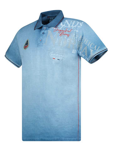 Geographical Norway Poloshirt in Blau