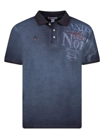 Geographical Norway Koszulka polo "Adventure" w kolorze granatowym