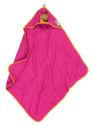 Playshoes Ręcznik w kolorze różowym z kapturem