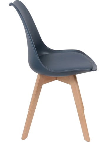 Chairs for all 2er-Set: Esszimmerstühle in Dunkelblau - (B)49 x (H)82,5 x (T)52,5 cm
