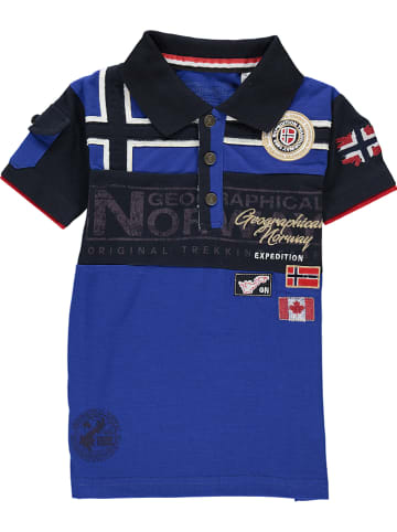 Geographical Norway Poloshirt "Klipo" in Blau