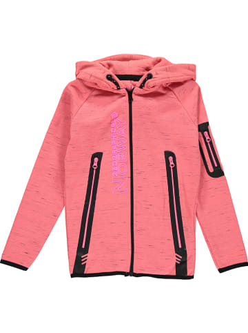 Geographical Norway Sweatjacke "Getincelle" in Lachs
