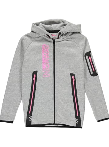 Geographical Norway Sweatjacke "Getincelle" in Hellgrau