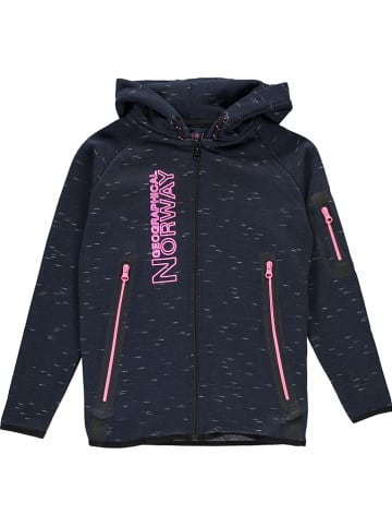 Geographical Norway Sweatjacke "Getincelle" in Dunkelblau