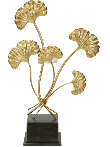 Mauro Ferretti Kaarshouder "Iris" zwart/goudkleurig - (B)29 x (H)44 x (D)12,5 cm