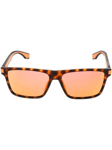 Marc Jacobs Męskie okulary przeciwsłoneczne w kolorze brązowo-pomarańczowo-żółtym