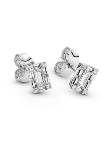 Pandora Silber-Ohrstecker mit Edelsteinen