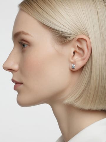 Pandora Silber-Ohrstecker mit Edelsteinen