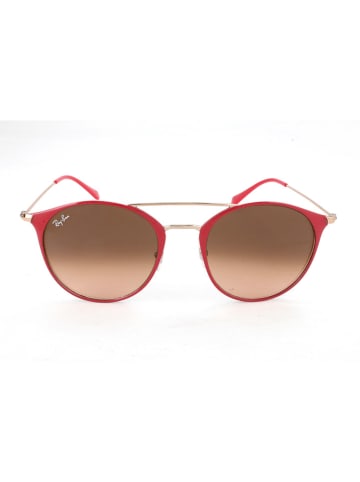 Ray Ban Unisekszonnebril rood-goudkleurig/lichtbruin