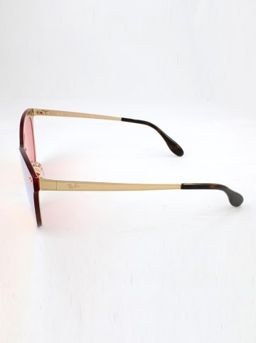 Ray Ban Damskie okulary przeciwsłoneczne "Nina" w kolorze czarno-czerwono-złotym
