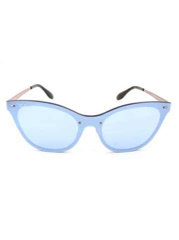 Ray Ban Damskie okulary przeciwsłoneczne w kolorze błękitnym