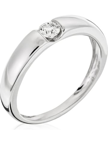 DIAMANTA Weißgold-Ring "Solitaire Calabria" mit Diamant