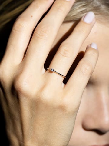 DIAMANTA Weißgold-Ring "Pure" mit Diamant