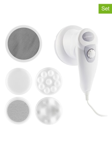 InnovaGoods 6-częściowy zestaw w kolorze białym do masażu - 14 x 19 x 11 cm