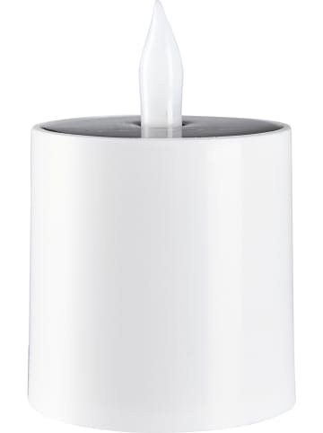 STAR Trading Solar-Kerze "Saul"in Warmweiß - (H)11,5 cm