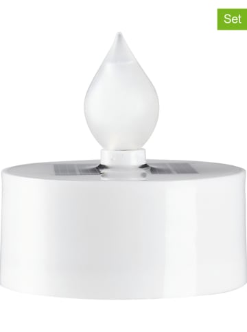 STAR Trading 3-delige set: solartheelichten "Saul" warmwit - Ø 5,5 cm