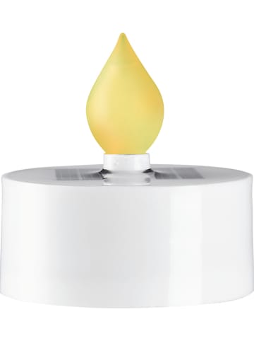 STAR Trading Solarny podgrzewacz "Saul" w kolorze ciepłej bieli - Ø 5,5 cm