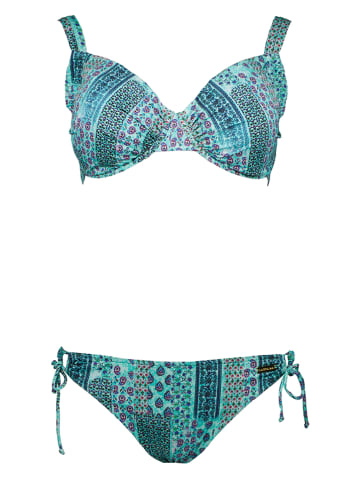 LASCANA Bikini turquoise/meerkleurig