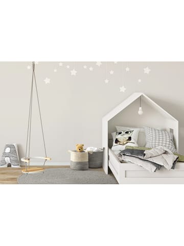 little nice things Opbergmand beige/grijs - (H)30 x Ø 30 cm