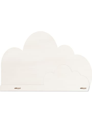 little nice things Regał ścienny "Cloud" w kolorze kremowym - 45 x 30 x 15 cm