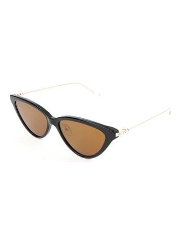 adidas Damskie okulary przeciwsłoneczne w kolorze czarno-brązowo-złotym