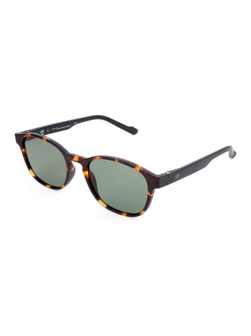 adidas Herren-Sonnenbrille in Braun/ Grün