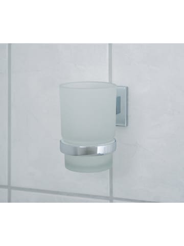 Fackelmann Kubek łazienkowy "Mare" w kolorze białym - wys. 7,6 x Ø 10 cm