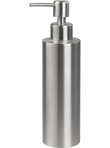 Fackelmann Edelstahl-Seifenspender - (H)20,5 x Ø 5,5 cm
