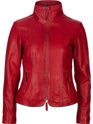 7eleven Lederjacke "Serace" in Rot