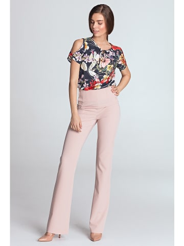 Nife Bluse in Dunkelblau/ Bunt