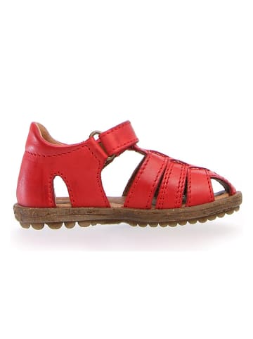 Naturino Leder-Halbsandalen in Rot