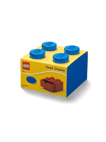 LEGO Pojemnik "Brick 4" w kolorze granatowym z szufladami - 15,8 x 10 x 15,8 cm