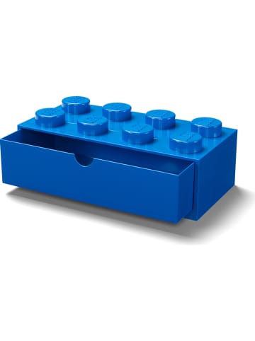 LEGO Pojemnik "Brick 8" w kolorze granatowym z szufladą - 30 x 16 x 12 cm